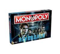 Winning Moves Riverdale Monopoly Board Game, Join Veronica, Archie, Jughead, Betty, Cheryl and Pop, advance to Sunnyside Trailer Park, Sweetwater River and The Pembrooke, for players aged 8 plus