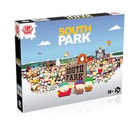 Winning Moves South Park 1000 Piece Jigsaw Puzzle Game, tour South Colorado and piece together Stan, Kyle, Kenny and Cartman, gift and toy for South Park fans aged 18 plus
