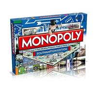 Winning Moves Southampton Monopoly Board Game, Advance to Queen Elizabeth II Terminal, Westquay or Southampton Football Club and trade your way to success, great gift for ages 8 plus