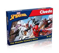 Winning Moves Spider-Man Cluedo Choose your favourite Spiderman, wander around the different parts of the city and lead the investigation fun family board game for ages 8 and up