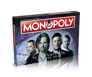 Winning Moves Supernatural Monopoly Board Game, Join the Winchester brothers Sam and Dean, Advance to Vampire and Werewolf and trade your way to success, For ages 16 and up