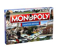 Winning Moves Taunton Monopoly Board Game, Buy and Sell Somerset County Cricket Club, The Museum of Somerset, Woodlands Castle and trade your way to success, gift for ages 8 plus