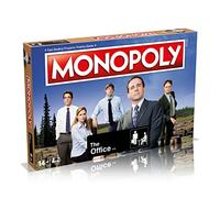 Winning Moves The Office Monopoly Board Game, Play with the Scranton Screw or sign up with Dunder Mifflin and visit Schrute Farms and Lake Scranton, gift for ages 8 plus, Blue