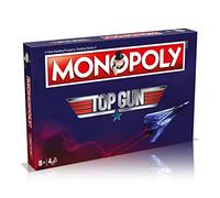 Winning Moves Top Gun Monopoly Board Game, Choose your favourite custom token and advance to Cougar, Hollywood, Goose and Iceman, look cool as Maverick in aviators, great gift for ages 8 plus