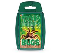 Top Trumps Bugs Classic Card Game, learn facts about the Black Widow, furry Tarantula, Praying Mantis and the Ladybird in this educational packed game, gift and toy for boys and girls aged 6 plus