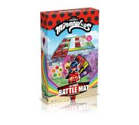 Winning Moves Top Trumps Miraculous Battle Mat - Card Games - Board Game - Board Game - Battle Game - Travel Game - for 2 to 6 Players - Ages 6+ - French Version