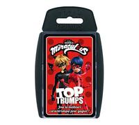 Winning Moves - Top Trumps Miraculous - Card Games - Board Game - Battle Game - Travel Game - From 2 to 6 Players - Ages 6+ - French Version