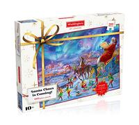Winning Moves Waddingtons Christmas 1000 Piece Jigsaw Puzzle Game 2021 Edition, Piece together this colourful and detailed Christmas scene, a great festive present or stocking filler for ages 10 plus