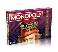 Winning Moves Willy Wonka and the Chocolate Factory Monopoly Board Game, Advance to Slugworth, Charlie Bucket and Furnace and trade your way to success, great gift for ages 8 plus