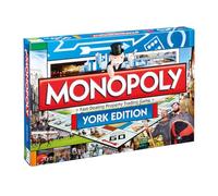 Winning Moves York Monopoly Board Game, Advance to The Shambles, National Railway Museum or York Minister and trade your way to success, 2-6 players makes a great gift for ages 8 plus