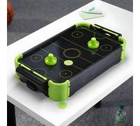 B&Q Tabletop Air Hockey #Winning Neon Gameplay – Black