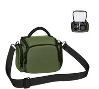 Winning SLR Cameras Case, Waterproof Shockproof DSLR Camera Single Bag, Adjustable Shoulder Strap Compatible with Sony, Canon, Samsung, Fuji, Panasonic, Casio, Nikon (Green)