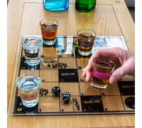 Winning Snakes & Bladdered Exciting Game With 6 Shot Glasses