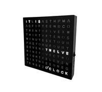 #winning Word Clock Digital White LED Light Dual Power Wall Mountable Time Piece