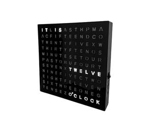 #winning Word Clock Digital White LED Light Dual Power Wall Mountable Time Piece