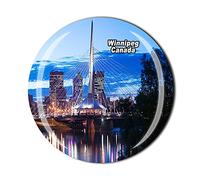 Winnipeg Manitoba Canada Fridge Magnet Travel Souvenir Gift Crystal Magnetic Sticker Collection