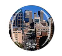 Winnipeg Manitoba Canada Fridge Magnet Travel Souvenir Gift Crystal Magnetic Sticker Collection