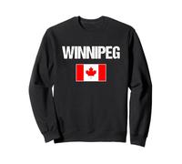 Winnipeg Manitoba MB Canada Flag Canadian Proud Patriotic Sweatshirt