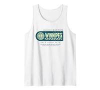 Winnipeg Manitoba - Winnipeg Canada Travel Stamp Tank Top