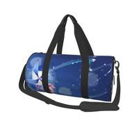 Winnowing Machine Print Travel Duffel Bag, Foldable Gym Bag Overnight Weekend Bags for Women, Large Holdall Bag Cabin Bag for Sports and Travel
