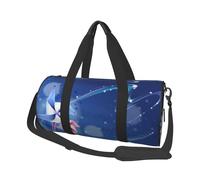 Winnowing Machine Print Travel Duffel Bag, Foldable Gym Bag Overnight Weekend Bags for Women, Large Holdall Bag Cabin Bag for Sports and Travel