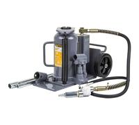 WINNTEC 20 Ton Hydraulic Trolley Bottle Jack 253-480mm Lifting Height with 80mm Screw Extension