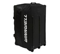 WinnWell Wheel Bag Goalie Black Senior Goalie Hockey Bag with Wheels