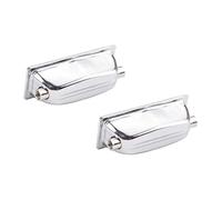 WINOMO 2Pcs Metal Snare Drum Lug Double-End Hook Connector for Bass and Snare Drums Set Replacement Parts