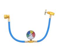 WINOMO Air Conditioning Refrigerant Filling Hose with Gauge for Car