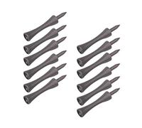 WINOMO Pack of 50 70mm Castle Tees Golf Pegs Grey Castle Golf Tees Castle Golf Tees Golf Tees Long Golf Tees 50 Pieces Golf Tees Golf Nail Limit Pin 70mm Golf Tees Plastic Count Long Castle Golf Tees