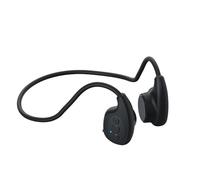 Winoneonly M7 Wireless Bone Conduction Headphones - Bluetooth 5.4, Open-Ear Sport Headphones for Running/Gym/Leisure Time, 12H Playtime, IP55 Waterproof, Lightweight and Flexible, UK Stock (Black)