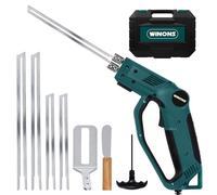 WINONS Hot Knife Foam Cutter Tool WFC0013 250W, 4 Blades, Styrofoam Cutter | Hot Knife Cutting Tool for EPS, XPS, EPE, EVA & EPP, Foam Cutting Knife with 4 Straight Blades, Kit of 5, 630°C