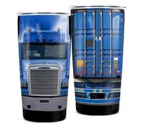 winorax Truck Driver Gifts Trucker Tumbler Stainless Steel Tumblers Coffee Travel Mug 20oz Birthday Christmas Fathers Day Trucks Gifts For Truckers Dad Husband Men Drivers