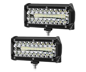 WinPower 7 Inch Led Light Bar, 240W 24000LM Flood Spot Combo Beam Pods Lights Off Road Light Bar Fog Lights Driving Work Light for Truck Pickup ATV UTV SUV Boat
