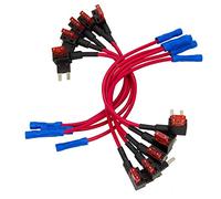 WinPower Add-A-Circuit Fuse Tap Adapter Piggy Back Mini Blade Ato Atc ACS Fuse Holder Box 12V 24V 10A, 10 Pieces