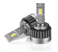WinPower D1S LED Headligh Bulb 6000K 16000LM White Hid Upgrade Conversion Kit Car Dip Beam Directly Connect to Original Xenon Ballast, 2 Pieces