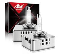 WinPower D5S Xenon Bulbs 35W 6000K HID Headlight Bulbs Super White full metal base Headlamp Bulb 12 V Car Replacement Kit, 2 Pieces