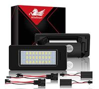 WinPower Error Free 24 SMD LED Number License Plate Light Assembly Cool White Lamps Bulb 6000K for A1 A4 S4 B8 A5 S5 Q5 A6 C7 A7 Sportback RS5 TTRS TT etc., 2 Pieces