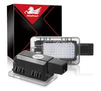 WinPower Footwell LED Lights Under Door Light Car Boot Trunk Luggage Lamp 6000K White Courtesy Bulb Compatible with Volvo V40/V40CC V60 S60/80 XC40/60/90 etc., 2 Pcs