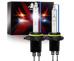 WinPower Hir2/9012 Xenon Bulbs 55W HID Light Lamp Car Headlight Replacement bulb 8000K Ice Blue, 1 Pair