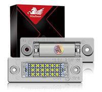 WinPower LED Number Plate Lights Assembly License Plate Lamps 6000K Compatible with Passat B5.5/B6 Caddy MK3 Golf5 plus Jetta/Syncro MK5 Transporter T5 Touran1 Superb1 3U B5 etc., 2Pcs