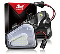 WinPower LED Puddle Light Wing Mirror Welcome Lights Rearview Lamp 6000K White compatible with Passat etc., 2 Pieces