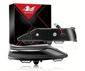 WinPower LED Turn Signal Blinker Lights Side View Mirror Indicator Lamp Compatible with Fiesta Puma, 2Pcs