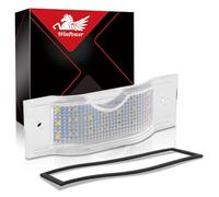 WinPower Number Plate Lights LED License Plate Bulb With Canbus Error Free 6000K White Lamp Compatible with Vivaro A/B Trafic II/III Primastar NV300 Talento etc., 1pc