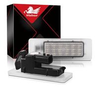 WinPower Number Plate Lights LED License Plate Bulb With Canbus Error Free 6000K White Lamp Compatible with Clio IV/V Megane IV Scenic IV Kadjar Koleos II Espace V Duster II etc., 2 Pieces