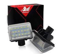 WinPower Number Plate Lights LED License Plate Light Bulbs 6000K 18SMD White No Error Compatible with Mazda CX-5 CX-7 6 Speed6 etc., 2 Pcs.