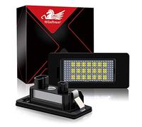 WinPower Number Plate Lights LED Rear License Plate Lamps No Error 6000K White 12V Car Taillight for E39 E60 E61 E71 E72 E82 E84 E88 E90 E91 E92 E93 M3 M5 F10 F11 F18 F25 etc., 2 Pcs