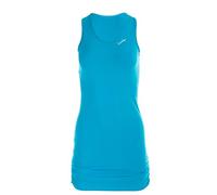 Wins Shape Women's Fitness Leisure WTR15 with Side Ruched Slim Style Longtop, Turquoise, XL