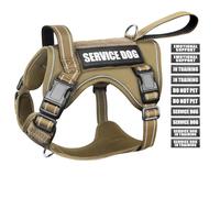 WINSEE Tactical Dog Harness, No Pull Dog Harness for Medium Large Dogs with Handle & Molle, Military Service Dog Vest Harness in Training Pet Harness for Small Dogs
