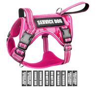 WINSEE Tactical Dog Harness, No Pull Dog Harness for Medium Large Dogs with Handle & Molle, Military Service Dog Vest Harness in Training Pet Harness for Small Dogs